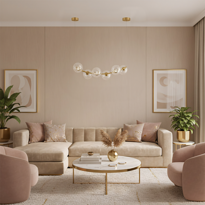 Lampada Da Soffitto G133-6cp Gold