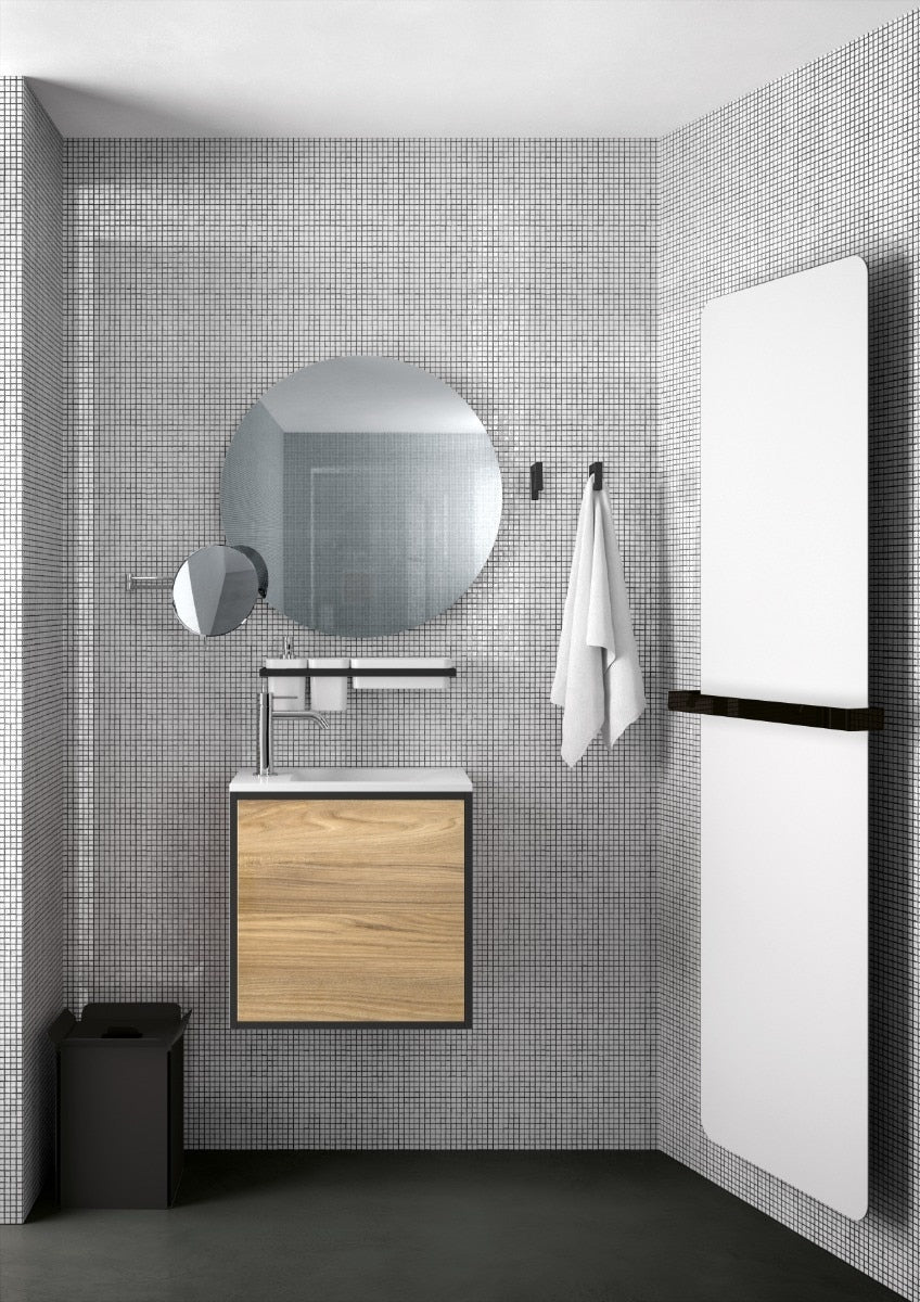 Lineabeta - Termoarredo idraulico a muro Caligo L.57 H.179 cm in acciaio bianco