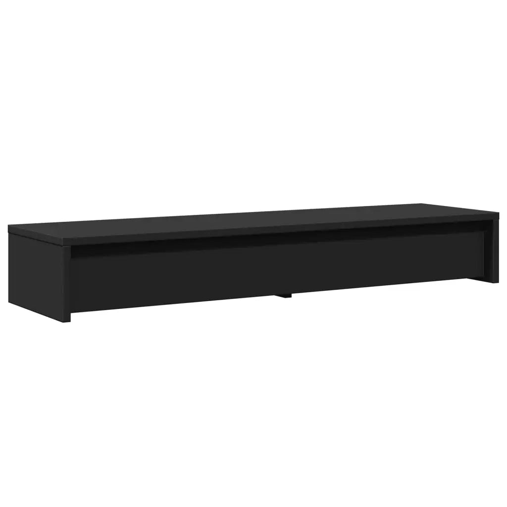 Supporto Monitor con Cassetti Nero 100x27x15 cm in Truciolato 854671