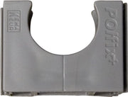 Tubo di sostegno a pressione Polvalit, materiale plastico, colore grigio, diametro 38mm