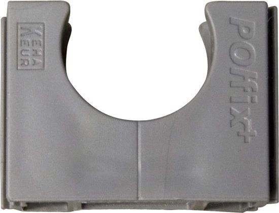 Tubo di sostegno a pressione Polvalit, materiale plastico, colore grigio, diametro 38mm