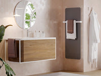 Lineabeta - Termoarredo elettrico a muro Caligo L.47 H.179 cm in acciaio antracite