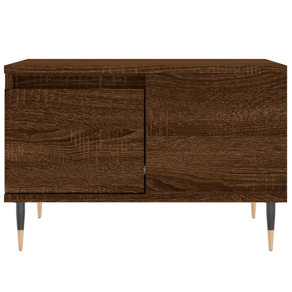 Tavolino da salotto | Tavolino da caff¨¨ | Tavolino da Soggiorno Rovere Marrone 55x55x36,5 cm in Multistrato