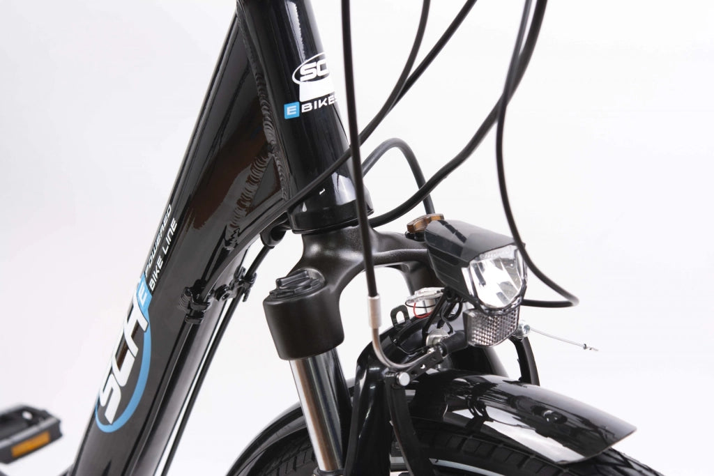 Bici elettrica SCH E-Moving 28'' City Nera