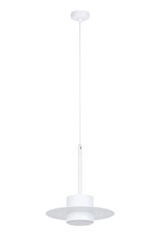 Lampada a sospensione minimal bianca tonda Ø20 GX53
