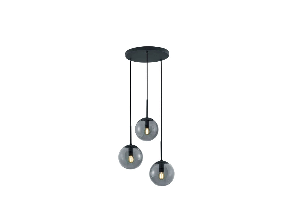 Lampada a Sospensione da Interno a LED in Metallo Antracite