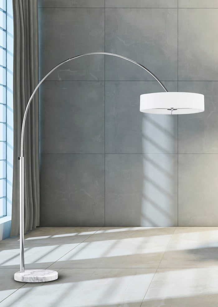 Piantana da Interno  E27 in Metallo Cromo