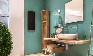 Lineabeta - Termoarredo elettrico a muro Caligo L.29 H.79 cm in acciaio bianco