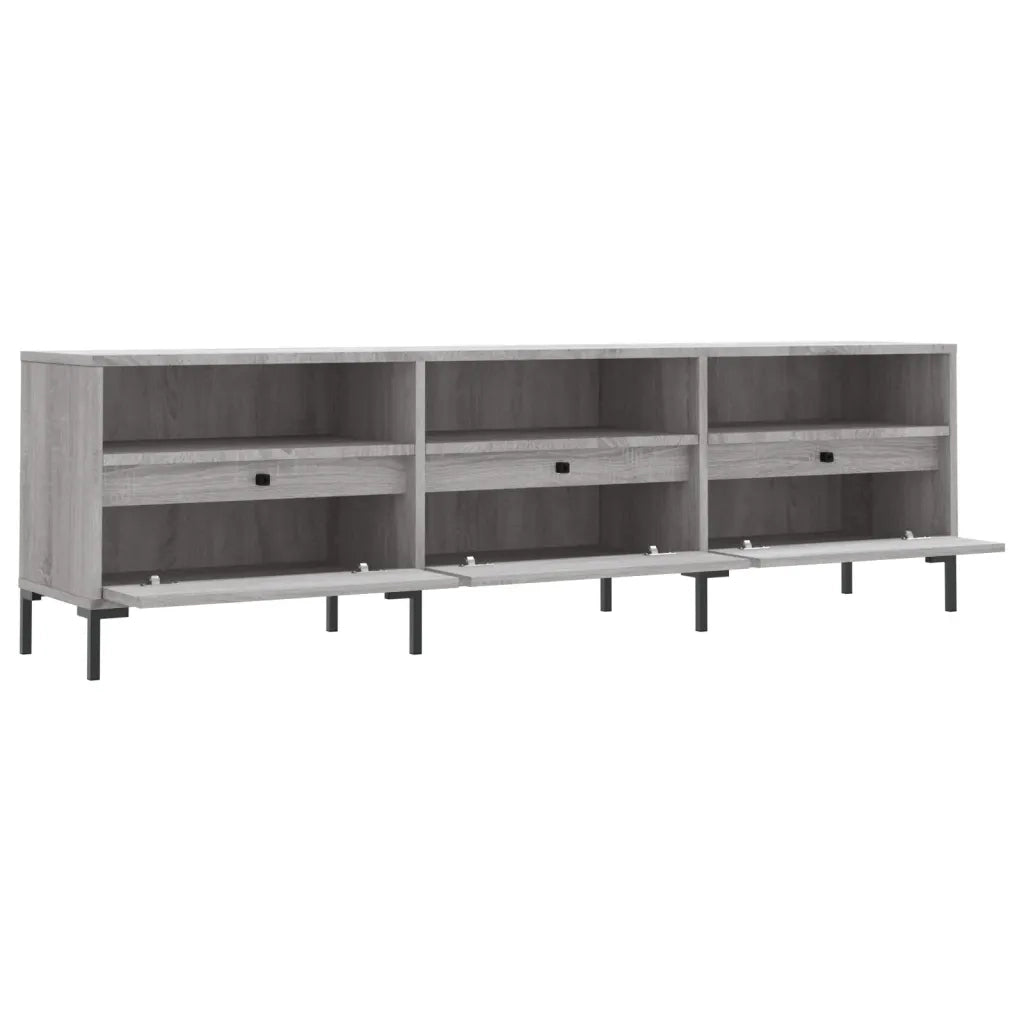 vidaXL Mobile Porta TV Grigio Sonoma 150x30x44,5 cm Legno Multistrato