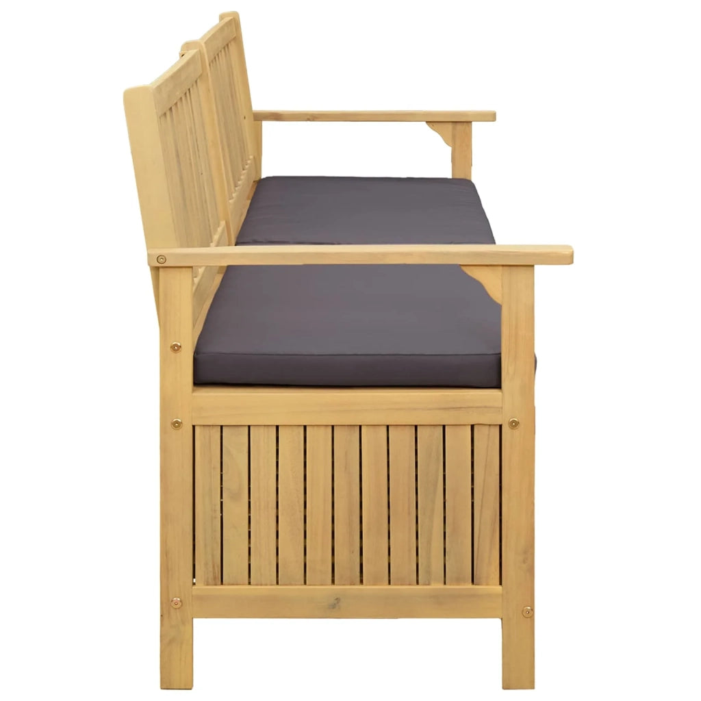 Panchina con contenitore con cuscino con porta 170 x 63 x 84 cm 42026796