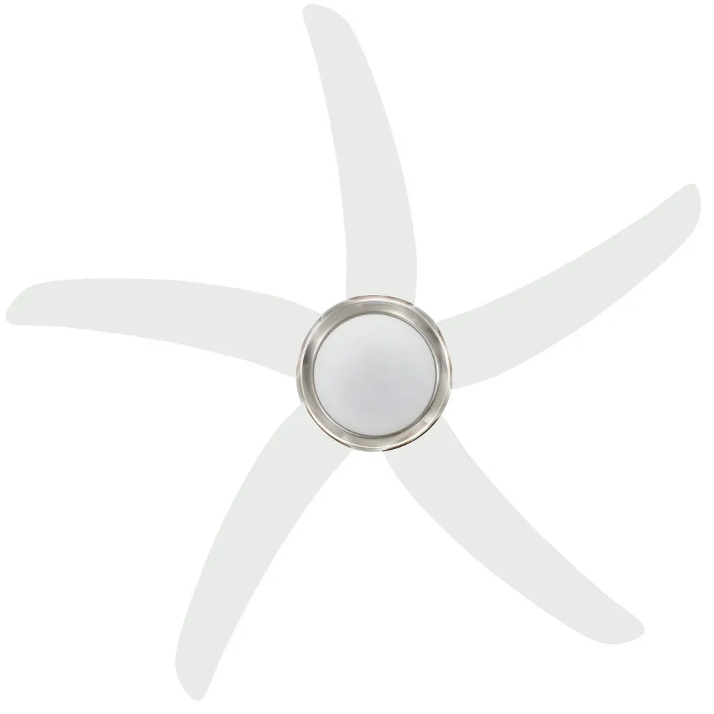 Ventilatore da Soffitto Decorato con Luce 128 cm Bianco CFW9203155