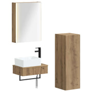 Set di mobili per il bagno 4 pcs Rovere Artigianale 3407406