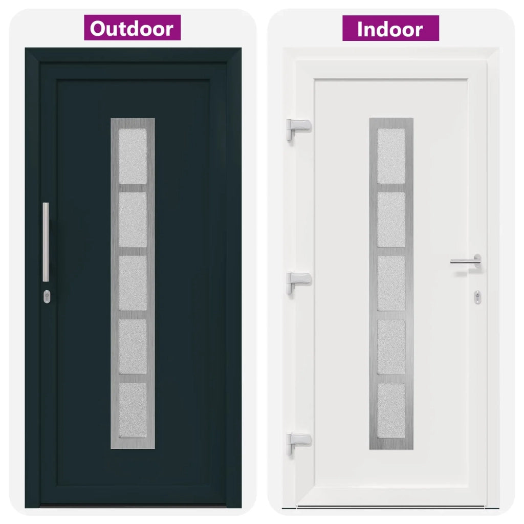 Porta Frontale Antracite 98 x 208 cm PVC