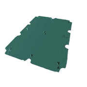 TELO PER TETTO DONDOLO CON MANTOVANA IN COLORE VERDE 165 X 112 CM