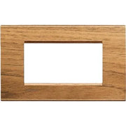 Living Light - Placca 4P Noce nazionale - LNA4804LNC