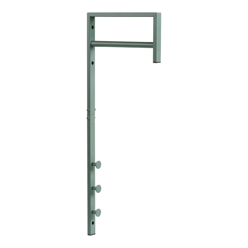 Appendiabiti da Parete Trento, Verde, Metallo, 30x3x82 cm
