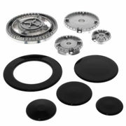 KIT PIATTELLI E BRUCIATORI PIANO COTTURA ARISTON INDESIT TRIPLA CORONA 091686 - Ariston Indesit