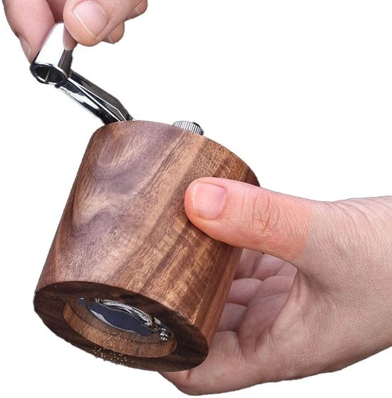 Peppermill Manuale - Molitore di Spezie - Ideale per Casa e Esterno - 5,8 cm - Perfetta per Sale e Spezie - Accessorio Culinario - Per la Preparazione di Cibi
