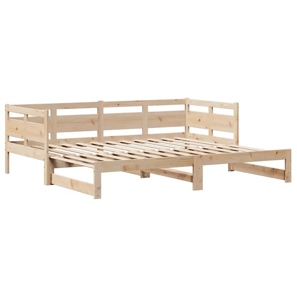 Divano Letto Estraibile con Cassetti senza Materasso 90x190 cm