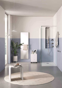 Lineabeta - Porta asciugamani per termoarredo Caligo in acciaio lucido L.52 cm