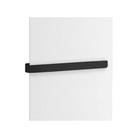 Lineabeta - Porta asciugamani per termoarredo Caligo in acciaio nero L.42,9 cm