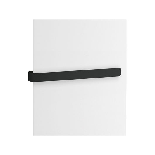 Lineabeta - Porta asciugamani per termoarredo Caligo in acciaio nero L.42,9 cm