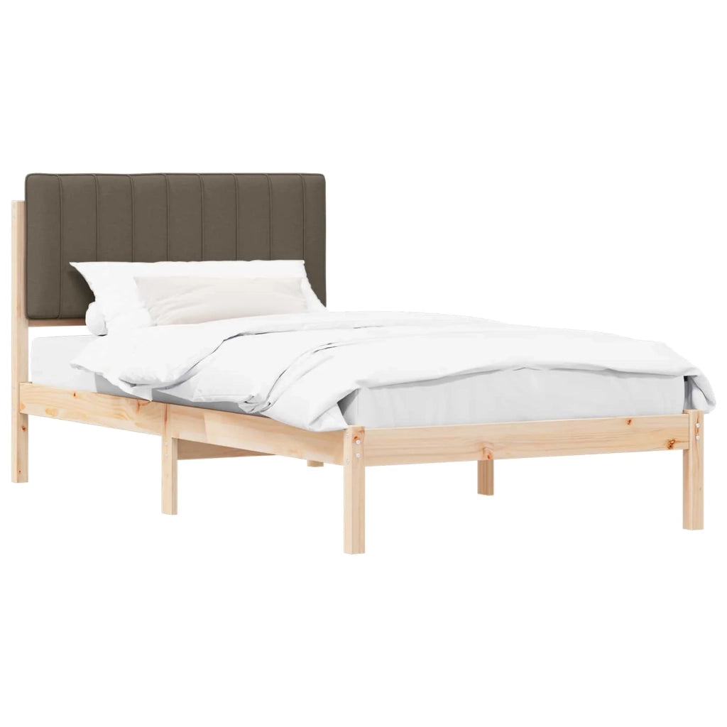Letto con Testiera Rivestita Talpa 100 x 200 cm 878072