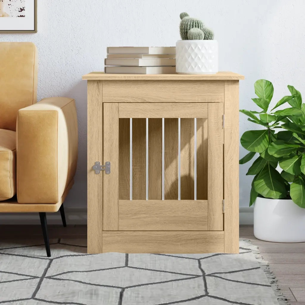 Gabbia Cani Arredamento Rovere Sonoma 64,5x80x71cm Multistrato CFW7999158