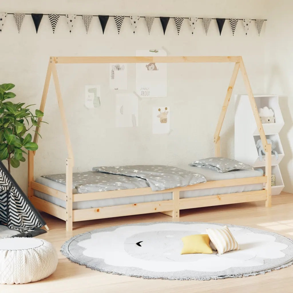 Giroletto per Bambini-Struttura Letto Bambini 80x200 cm in Legno Massello di Pino 454650