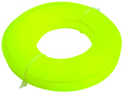 Globex FILO QUADRATO PER DECESPUGLIATORE (bivalva) Col. Giallo mm. 2,4x50 mt.