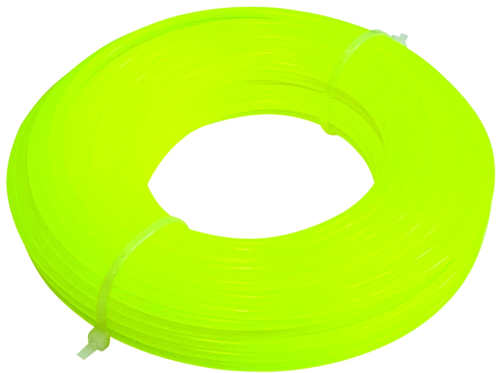 Globex FILO QUADRATO PER DECESPUGLIATORE (bivalva) Col. Giallo mm. 2,4x50 mt.