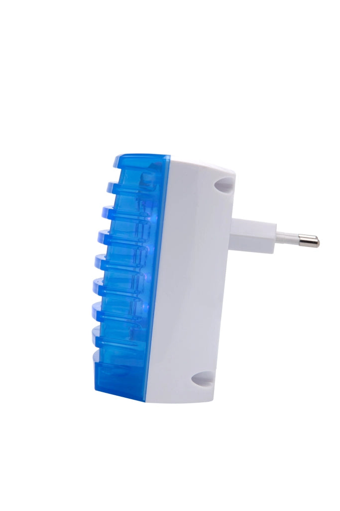 Antizanzare elettrico UV LED compatto, griglia elettrificata alta tensione, copertura 20m², camerette bambini 0,4W - SOGO