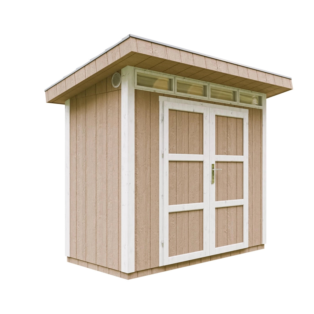 Casetta da Giardino di QUALIT? PREMIUM 3m?²-L161xW294cm - TIMBELA M901A-TERRA BROWN