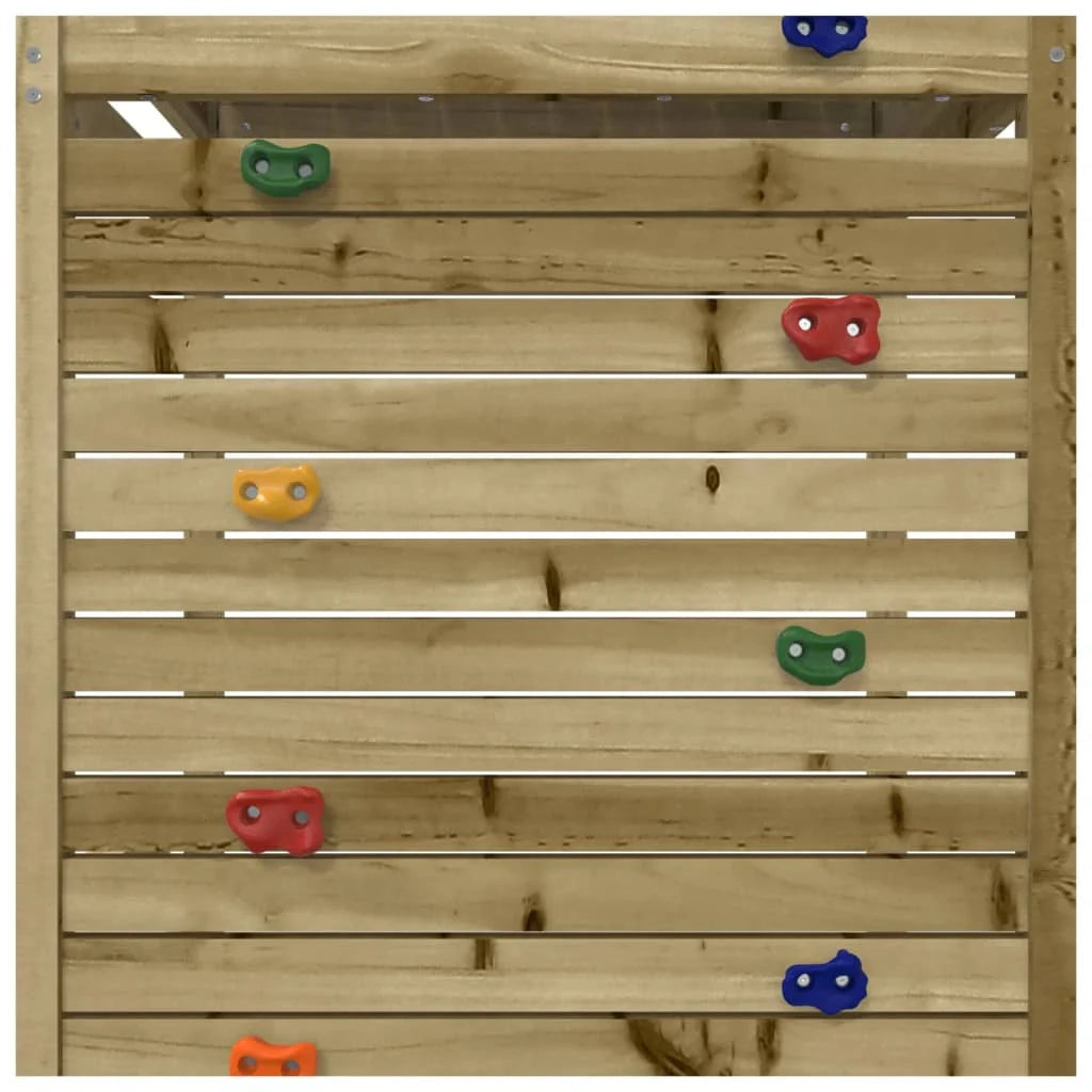 Area giochi all'aperto con altalene scivolo e robuste strutture per arrampicarsi  giochi da giardino 246 x 349 x 207 cm legno di pino impregnato 02_0005023