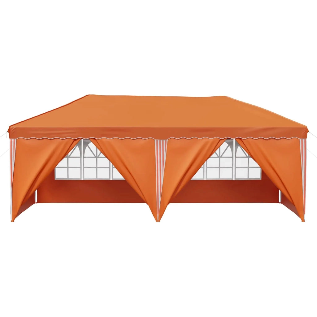 Tenda per feste a pop-up 575 x 288 x 245 cm Arancione 42019811