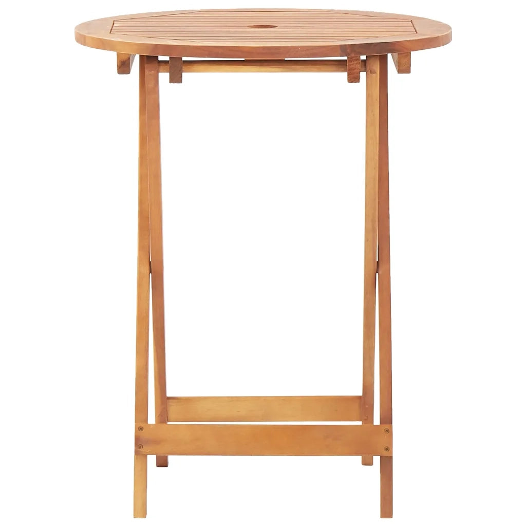 Set da Bistrot 3pz Beige in Polipropilene e Legno Massello 3281795