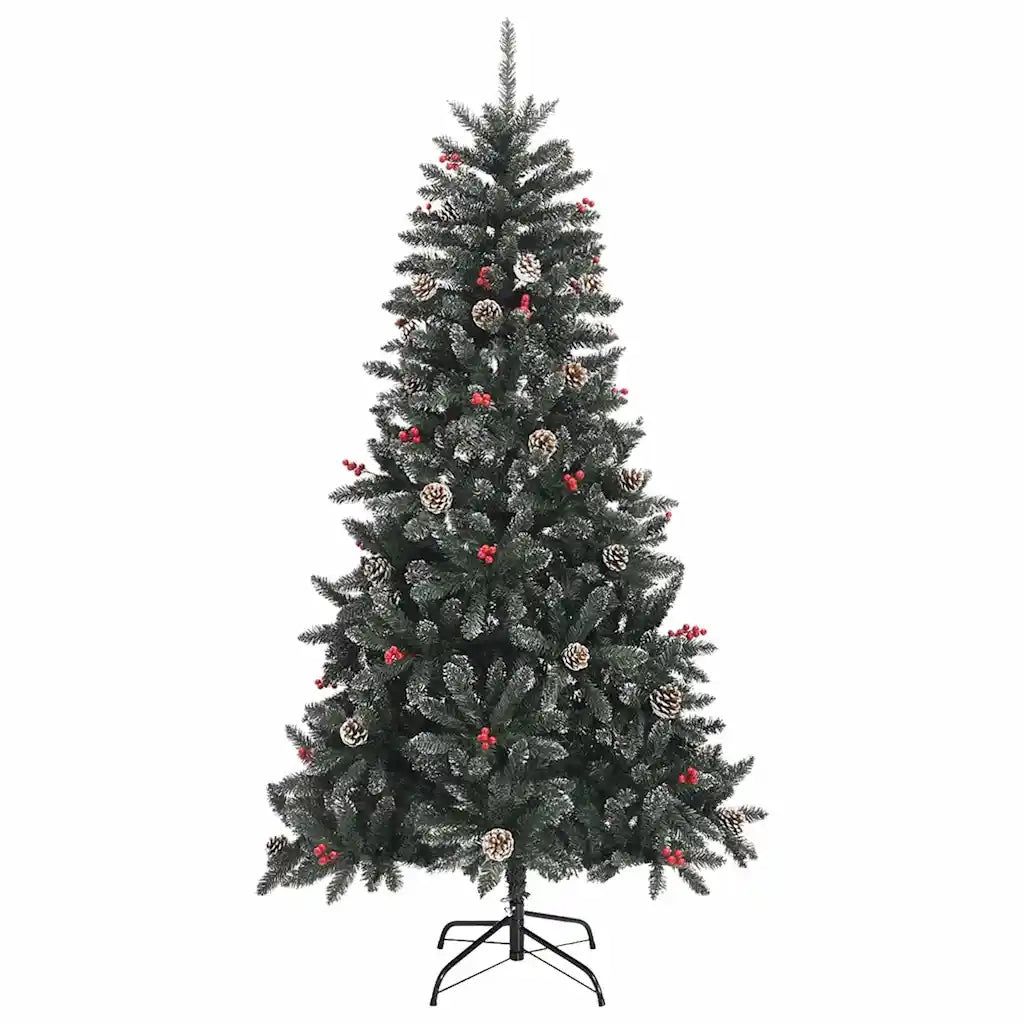 Albero di Natale Artificiale-Albero Natalizio con 300 LED Verde 180 cm 477543