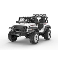 Auto Elettrica per Bambini Offroad 2 Posti Gravity XMX-655 con Telecomando Batteria 12V Bianco