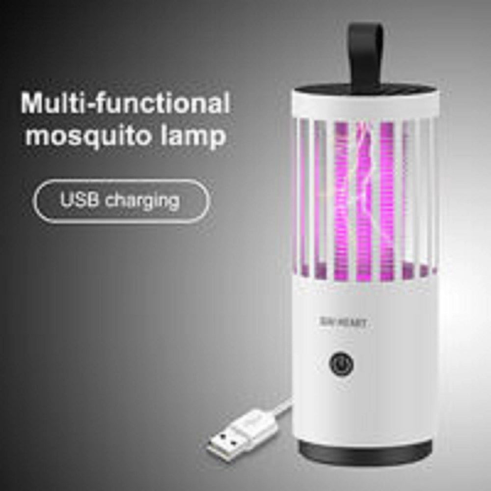 Trade Shop - Lampada Zanzare Multidimensionale 360​​° Trappola Onde Luminose Turbo Aspirazione -