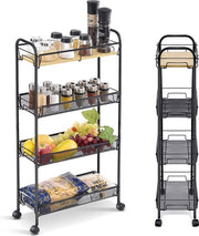 Carrello cucina per esterno, vassoio stabile / Carrello per bevande su ruote - Carrello per magazzino 18,5 x 43,5 x 82,5 cm