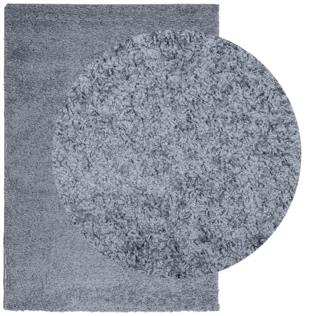 Tappeto Shaggy PAMPLONA a Pelo Lungo Moderno Blu 140x200 cm 375323