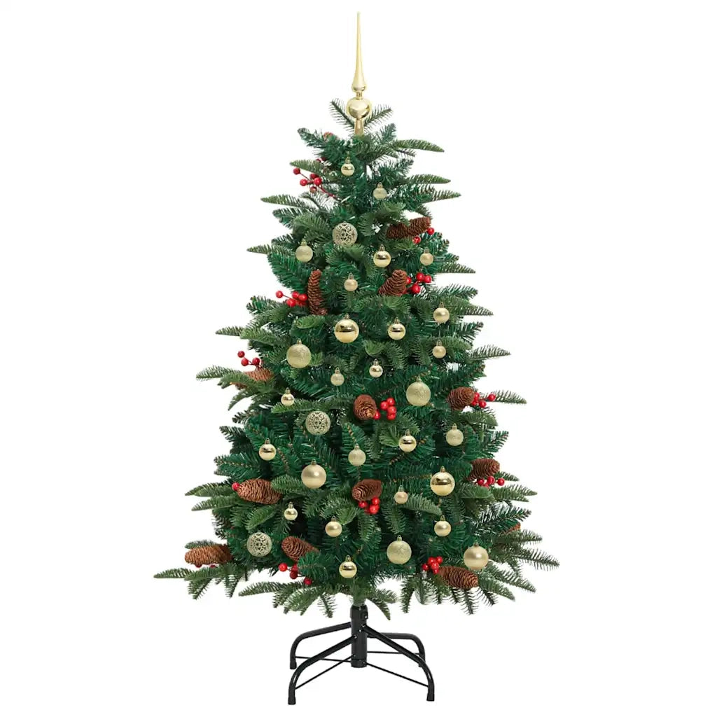 Albero di Natale | Decorazioni natalizie artificiale con 150 LED Verde 150 cm