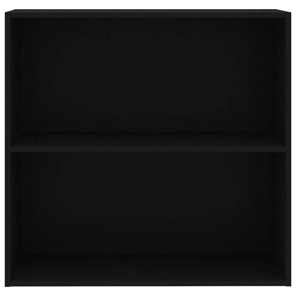 Libreria Nera 80x30x76,5 cm in Legno Multistrato