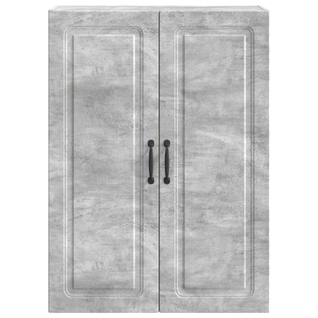 Mobiletto a muro Grigio Cemento 66 x 34,5 x 90 cm