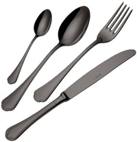 Servizio Set di Posate 24 Pezzi in Acciaio 18/10 PVD Eme Domus Black