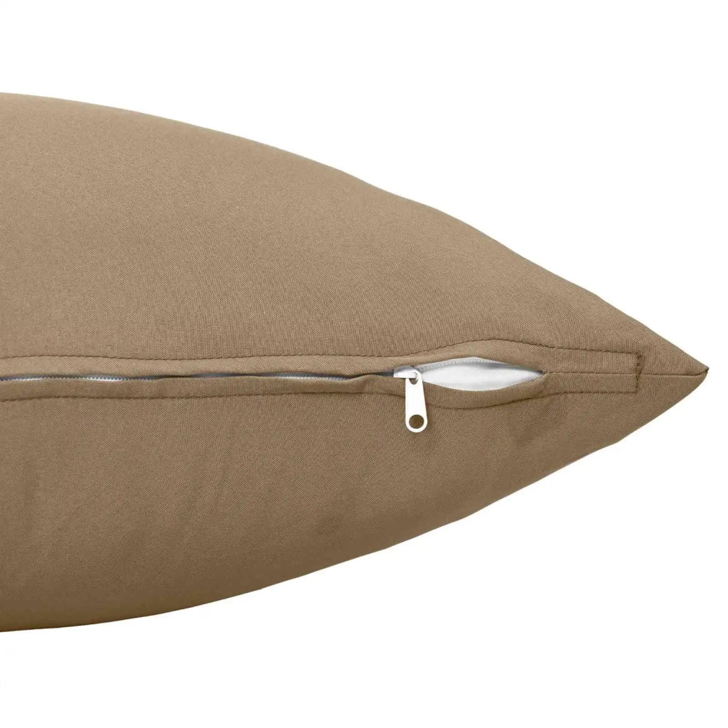 Federa 6 pz HEERLEN Tortora 45 x 45 cm Poliestere 910535