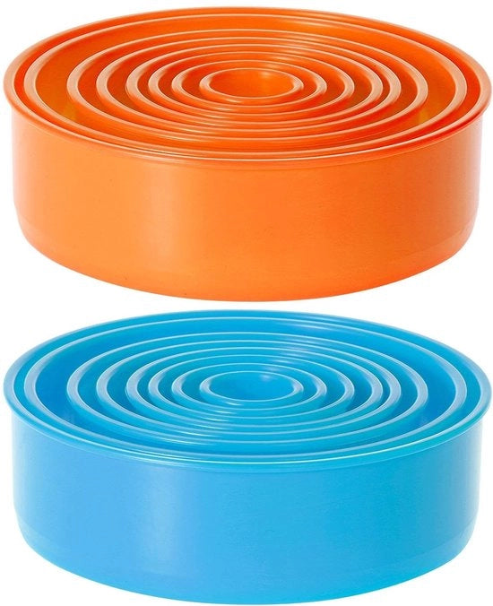 Forme a doppio strato 2 in 1, stampi per biscotti, stampi per scones, forme a cerchio per dolci, forme a cerchio per dolci per forno, coltello per scones, forme a cerchio per dolci, forme a donut