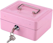 Cassa di Sicurezza Mini Portatile - Box di Sicurezza - Scatola per Chiavi - Scatola di Sicurezza in Acciaio - 6 Compartimenti - Duraturo e Ecologico - Cassa di Sicurezza
