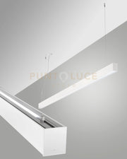 MILLET SOSPENSIONE DOPPIA EMISSIONE BIANCA A LED 4000K 3580+1440LM 23W- 15W PRISMATIC ON/OFF IP40 MT