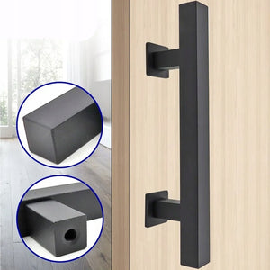 Maniglia per porte scorrevoli nera loft retro premium